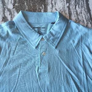 Kenneth Cole Men's Short Sleeve Cotton Polo Shirt New Size XL
